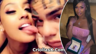 El famoso 6ix9ine y su esposa Jade Filman follando en casa