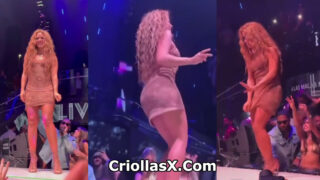 Shakira intenta grabar debajo de su falda mientras baila – Celebridades